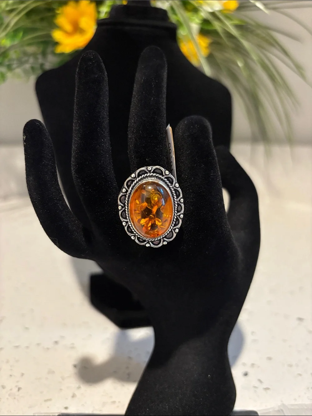 Hand Crafted amber stone